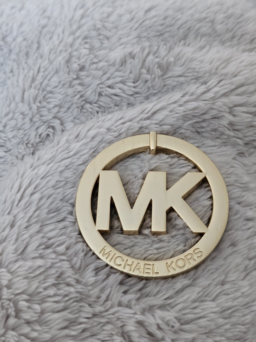 Michael Kors Detached MK Logo Purse Charm/Hanger Key Fob  Gold